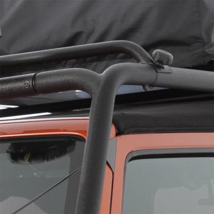 Smittybilt SRC Roof Rack Black Textured No Drill Installation I 76717