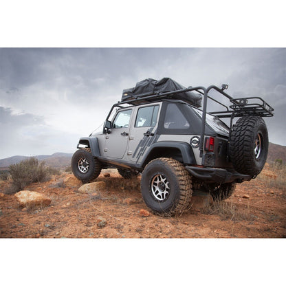 Smittybilt SRC Roof Rack Black Textured No Drill Installation I 76717