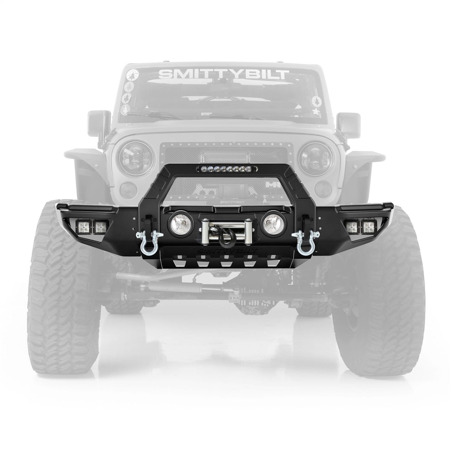 SMITTYBILT | Stryker Front Bumper Center section Only 2007-2020 Jeep Wrangler JL/JK Smittybilt |76730