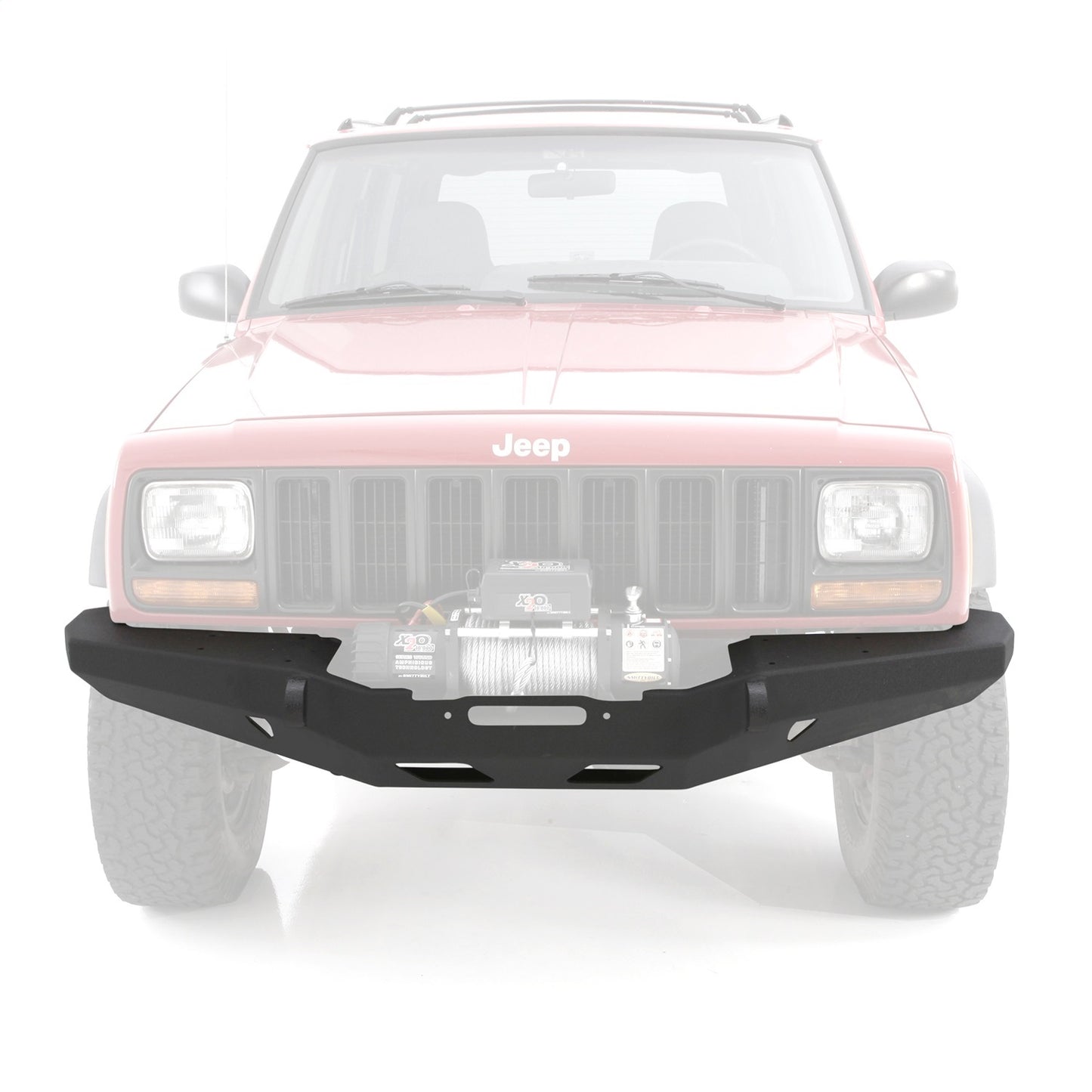 SMITTYBILT | XRC Front Bumper 84-01 Cherokee XJ 2/4 Door Smittybilt |76810