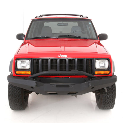 SMITTYBILT | XRC Front Bull Bar Option Fits 76810 Bumper Only 84-01 Cherokee XJ 2/4 Door Smittybilt |76811
