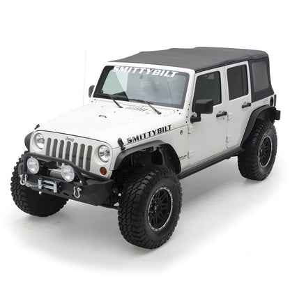 SMITTYBILT | XRC Fender Flares Set Of 4  07-18 Wrangler JK Black Textured Smittybilt |76837
