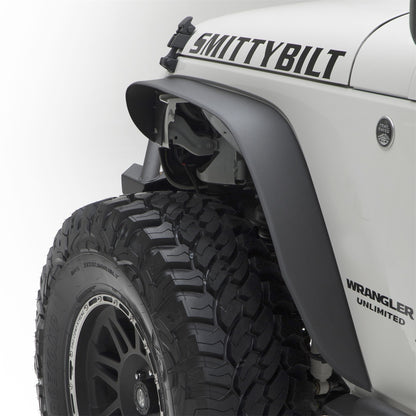 SMITTYBILT | XRC Fender Flares Set Of 4  07-18 Wrangler JK Black Textured Smittybilt |76837