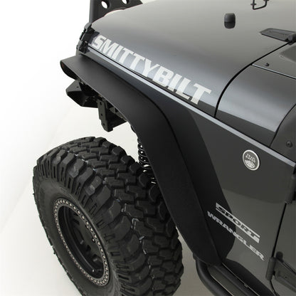 SMITTYBILT | XRC Fender Flares Set Of 4  07-18 Wrangler JK Black Textured Smittybilt |76837