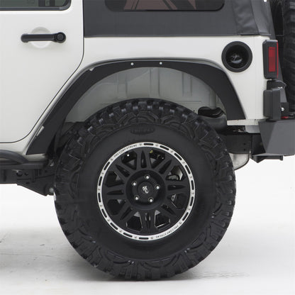 SMITTYBILT | XRC Fender Flares Set Of 4  07-18 Wrangler JK Black Textured Smittybilt |76837