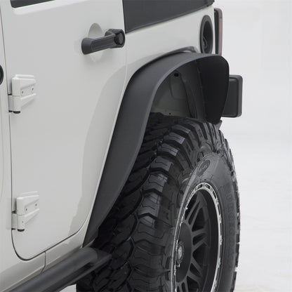 SMITTYBILT | XRC Fender Flares Set Of 4  07-18 Wrangler JK Black Textured Smittybilt |76837