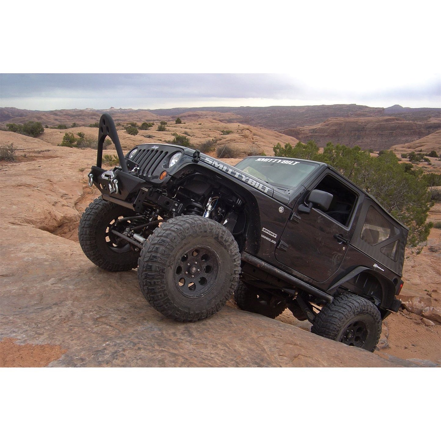 SMITTYBILT | XRC Fender Flares Set Of 4  07-18 Wrangler JK Black Textured Smittybilt |76837