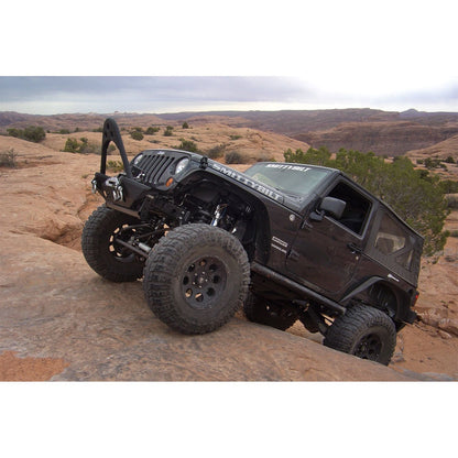 SMITTYBILT | XRC Fender Flares Set Of 4  07-18 Wrangler JK Black Textured Smittybilt |76837