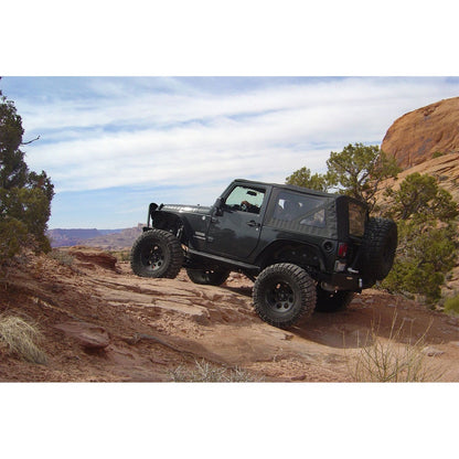 SMITTYBILT | XRC Fender Flares Set Of 4  07-18 Wrangler JK Black Textured Smittybilt |76837