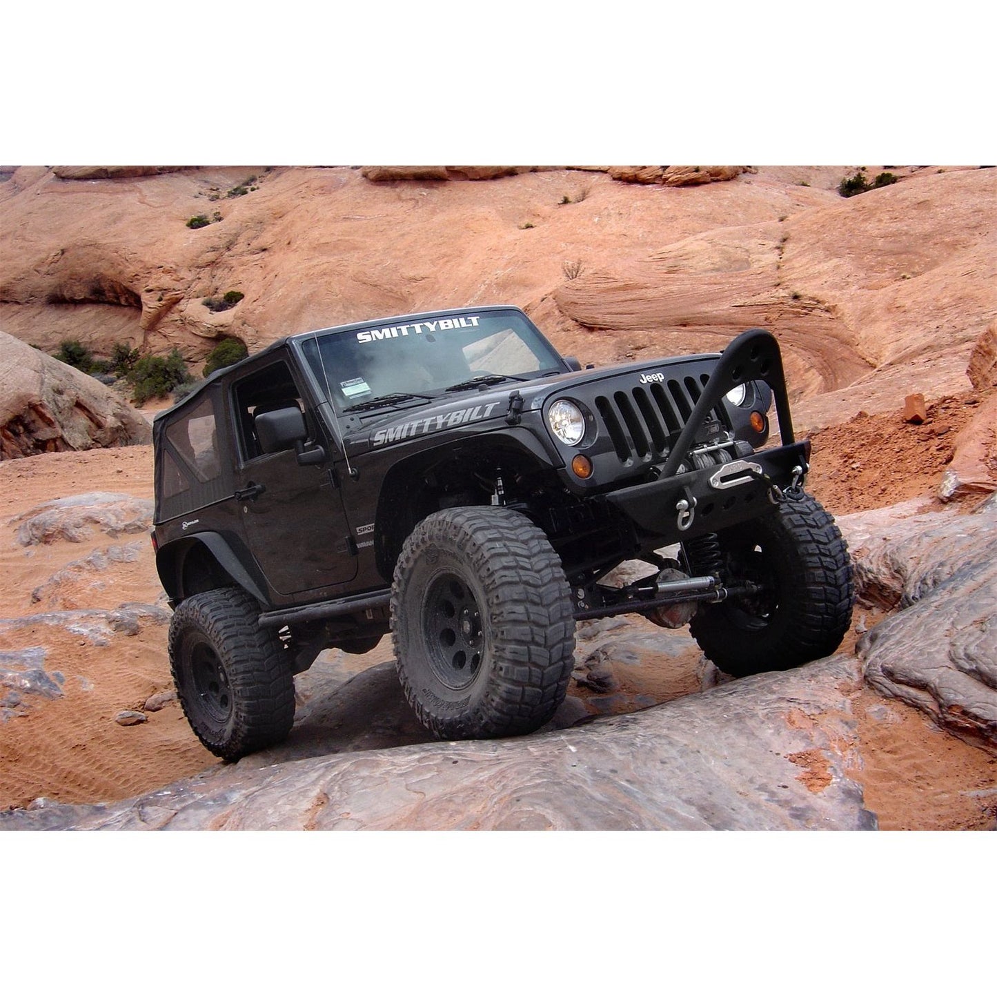 SMITTYBILT | XRC Fender Flares Set Of 4  07-18 Wrangler JK Black Textured Smittybilt |76837