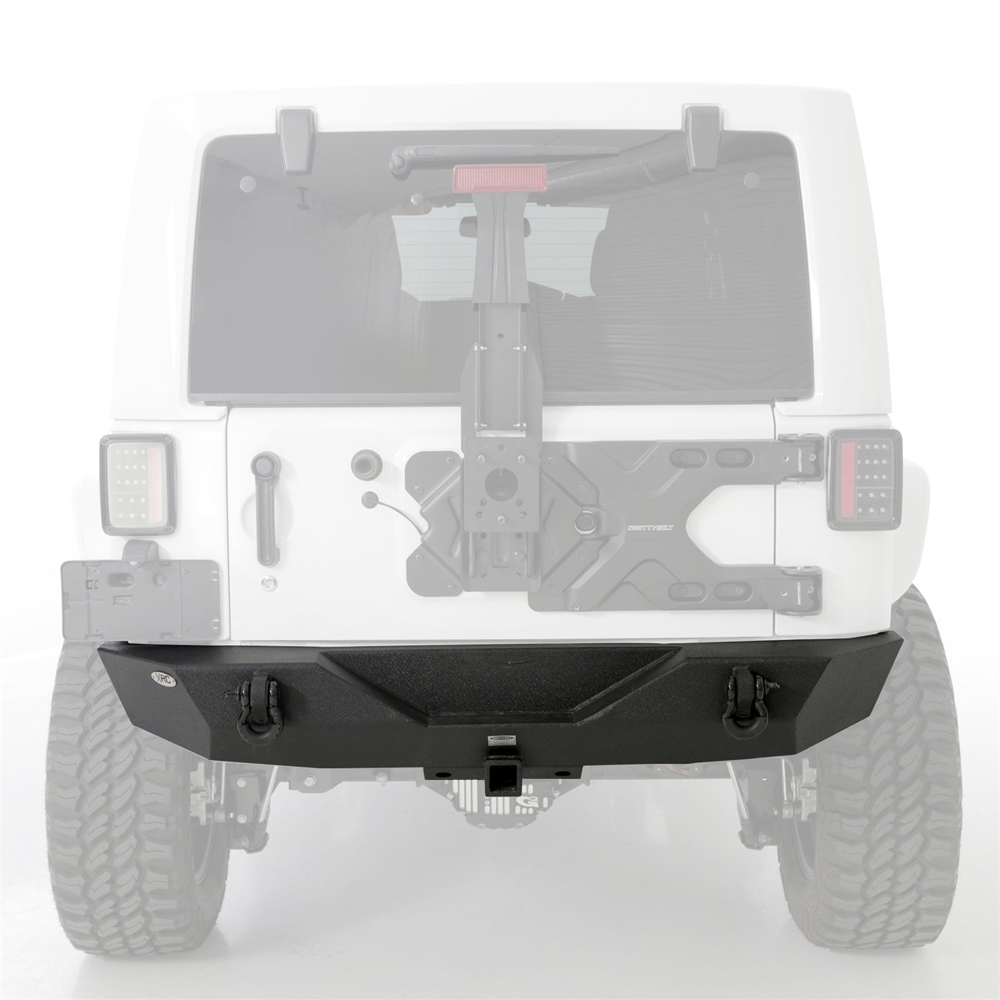 SMITTYBILT | XRC Rear Bumper W Hitch 07-18 Wrangler JK 2/4 Door Smittybilt |76855