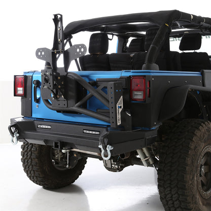 SMITTYBILT | 07-18 Wrangler JK 2/4 Door XRC Gen 2 Rear Bumper Two Stage Textured Matte Black Smittybilt |76858