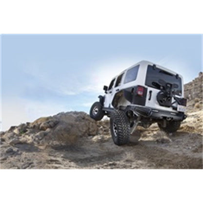 SMITTYBILT | 07-18 Wrangler JK 2/4 Door XRC Gen 2 Rear Bumper Two Stage Textured Matte Black Smittybilt |76858