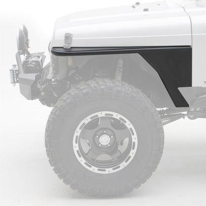 SMITTYBILT | XRC Front Tube Fenders 97-06 Wrangler TJ/LJ 2 Door Black Textured Smittybilt |76872