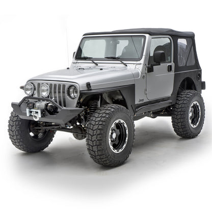 SMITTYBILT | XRC Front Tube Fenders 97-06 Wrangler TJ/LJ 2 Door Black Textured Smittybilt |76872