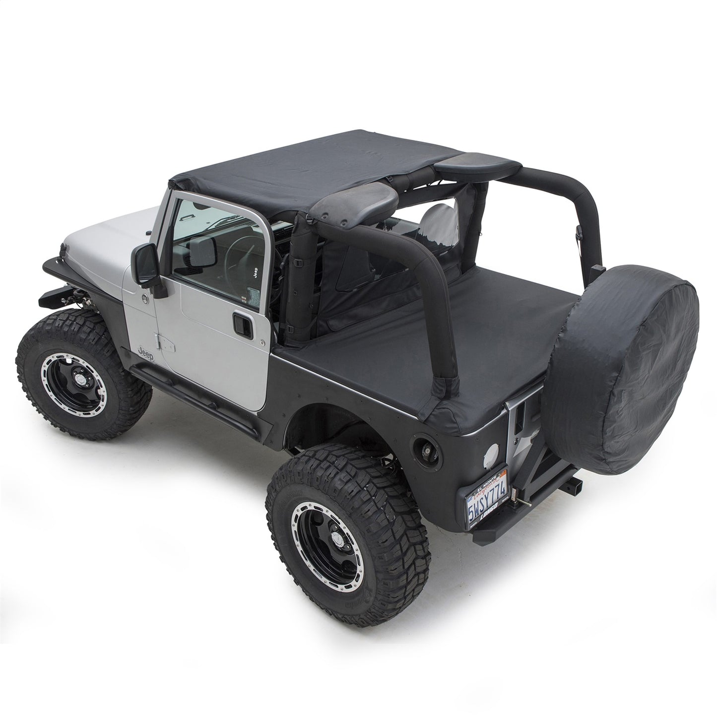 SMITTYBILT | XRC Front Tube Fenders 97-06 Wrangler TJ/LJ 2 Door Black Textured Smittybilt |76872