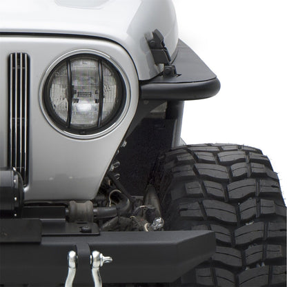 SMITTYBILT | XRC Front Tube Fenders 97-06 Wrangler TJ/LJ 2 Door Black Textured Smittybilt |76872
