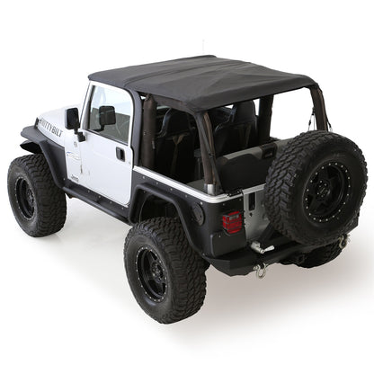 SMITTYBILT | XRC Front Tube Fenders W/ 3 Inch Flare 97-06 Wrangler TJ/LJ Black Textured Smittybilt |76873