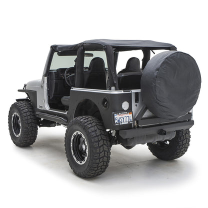 SMITTYBILT | XRC Rear Corner Guards Black Textured 97-06 Wrangler TJ/LJ 2 Door Smittybilt |76874