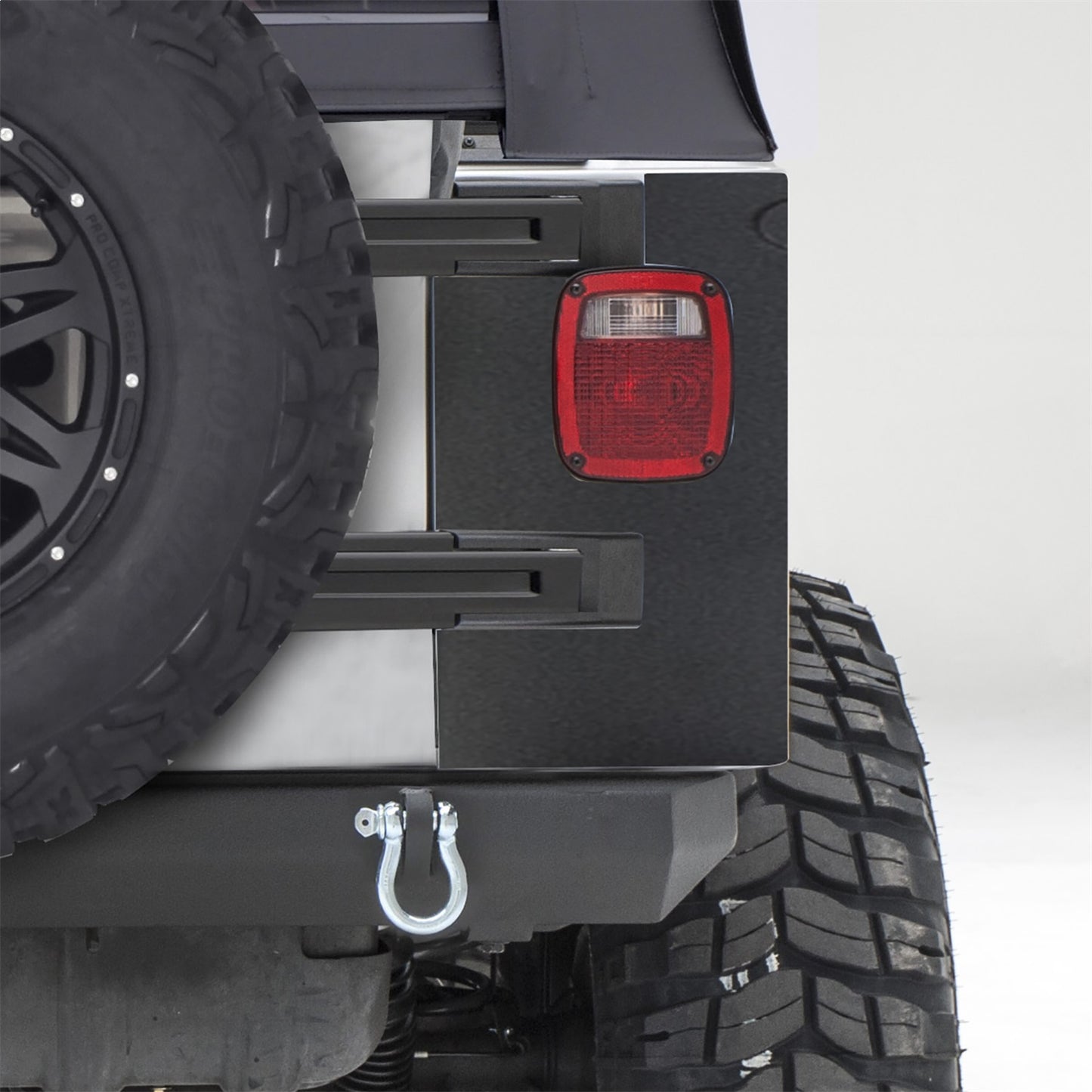SMITTYBILT | XRC Rear Corner Guards Black Textured 97-06 Wrangler TJ/LJ 2 Door Smittybilt |76874