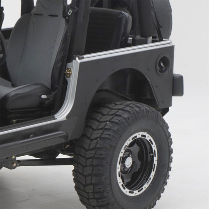 SMITTYBILT | XRC Rear Corner Guards Black Textured 97-06 Wrangler TJ/LJ 2 Door Smittybilt |76874
