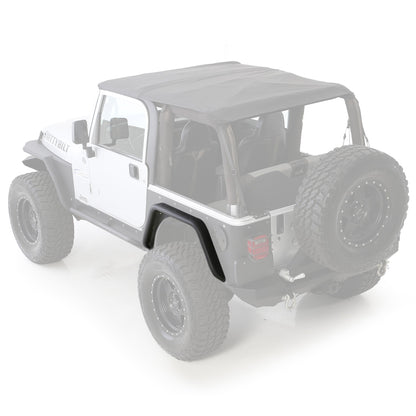 SMITTYBILT | XRC Rear 3 Inch Fender Flares 97-06 Wrangler TJ/LJ Black Textured Smittybilt |76875