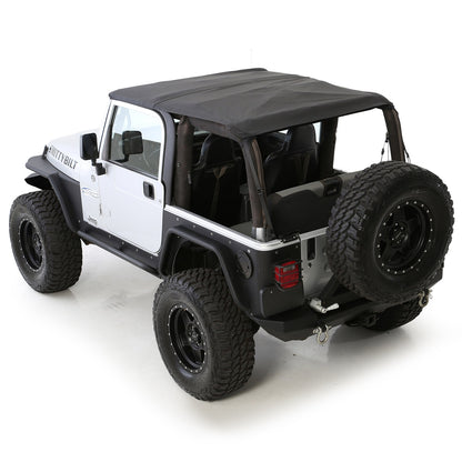 SMITTYBILT | XRC Rear 3 Inch Fender Flares 97-06 Wrangler TJ/LJ Black Textured Smittybilt |76875