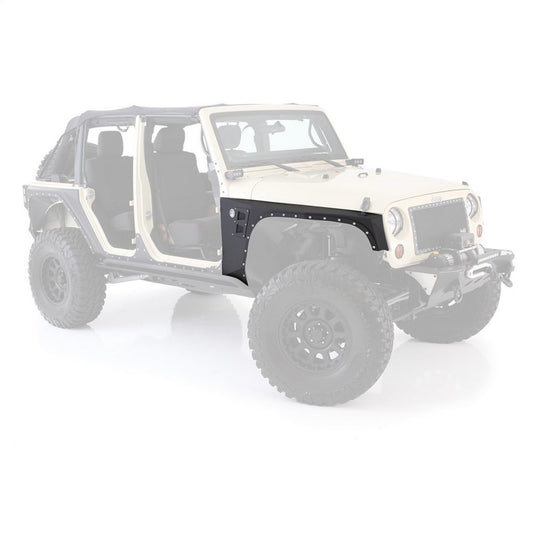 SMITTYBILT | XRC Front Fenders Black Textured 07-18 Wrangler JK 2/4 Door Smittybilt |76880