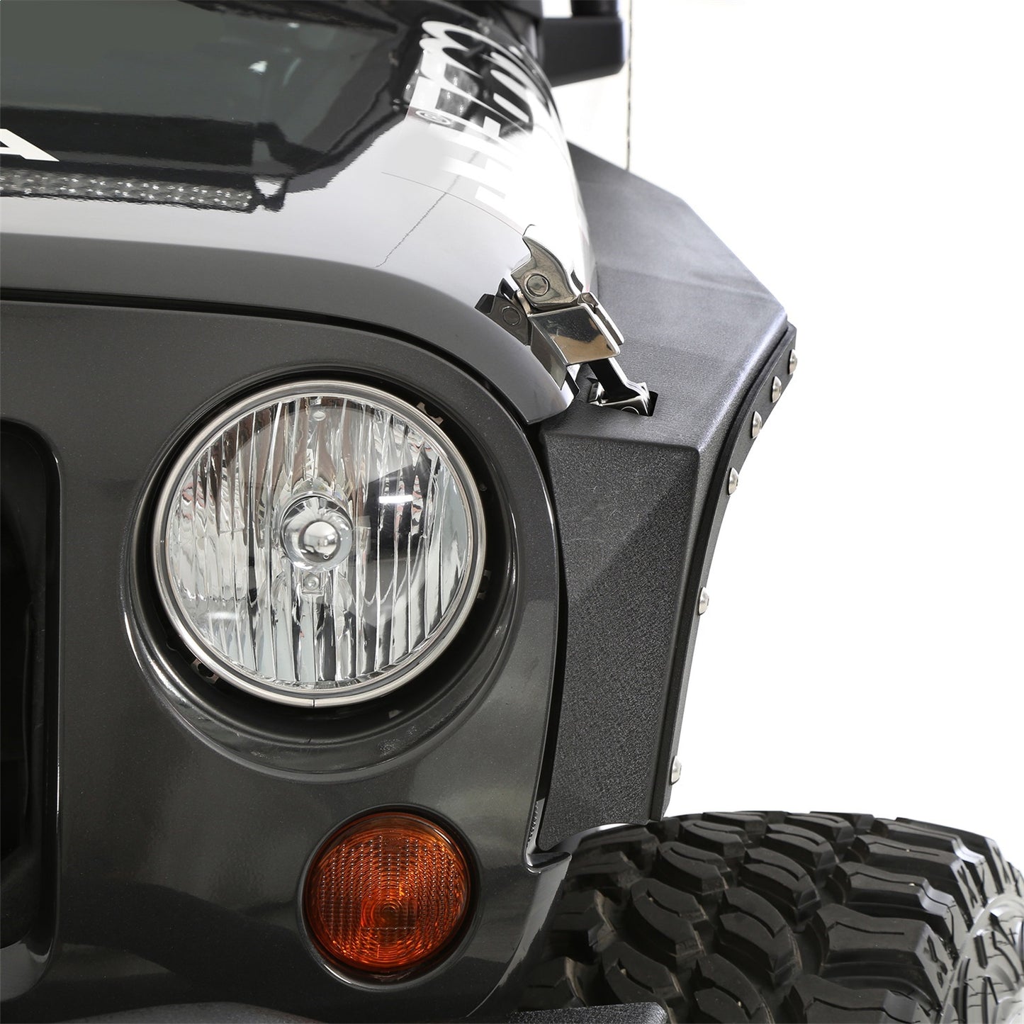 SMITTYBILT | XRC Front Fenders Black Textured 07-18 Wrangler JK 2/4 Door Smittybilt |76880