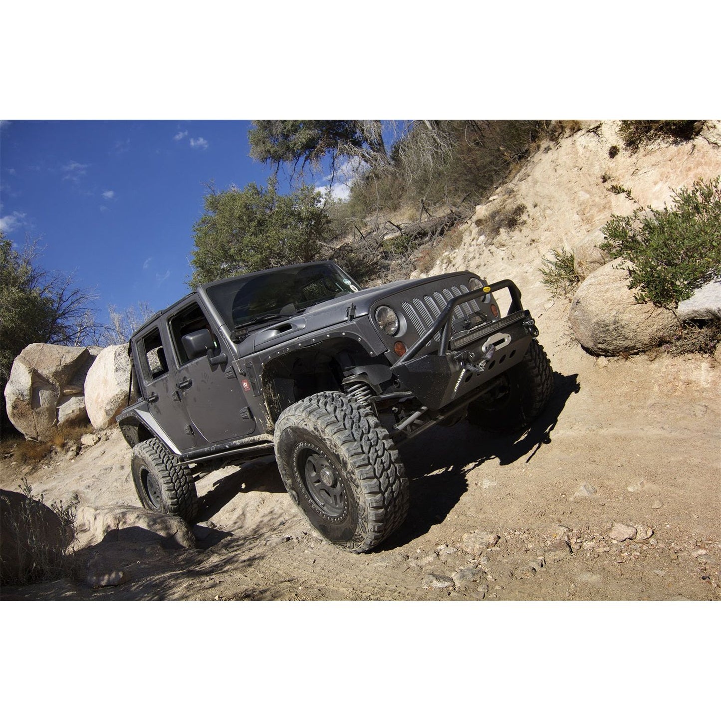 SMITTYBILT | XRC Front Fenders Black Textured 07-18 Wrangler JK 2/4 Door Smittybilt |76880