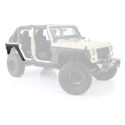 SMITTYBILT | XRC Rear Corner Guards Black Textured 07-18 Wrangler JK 4 Door Smittybilt |76882