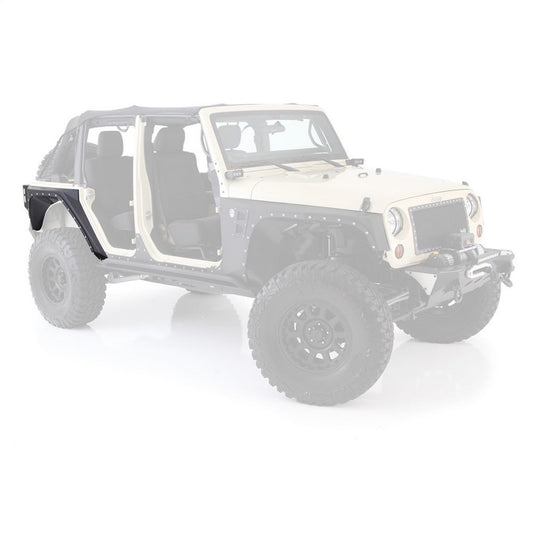 SMITTYBILT | XRC Rear Corner Guards Black Textured 07-18 Wrangler JK 4 Door Smittybilt |76882