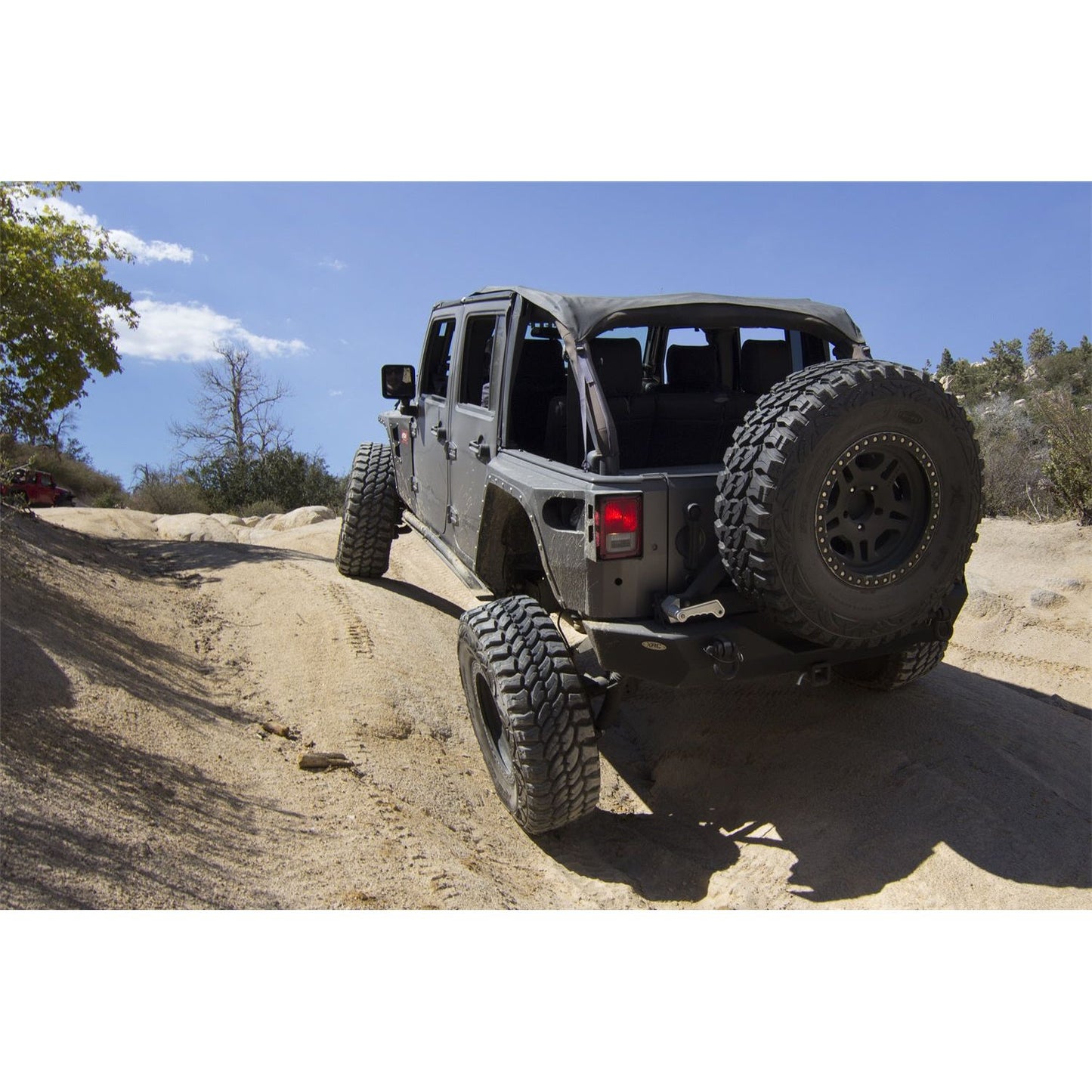 SMITTYBILT | XRC Rear Corner Guards Black Textured 07-18 Wrangler JK 4 Door Smittybilt |76882