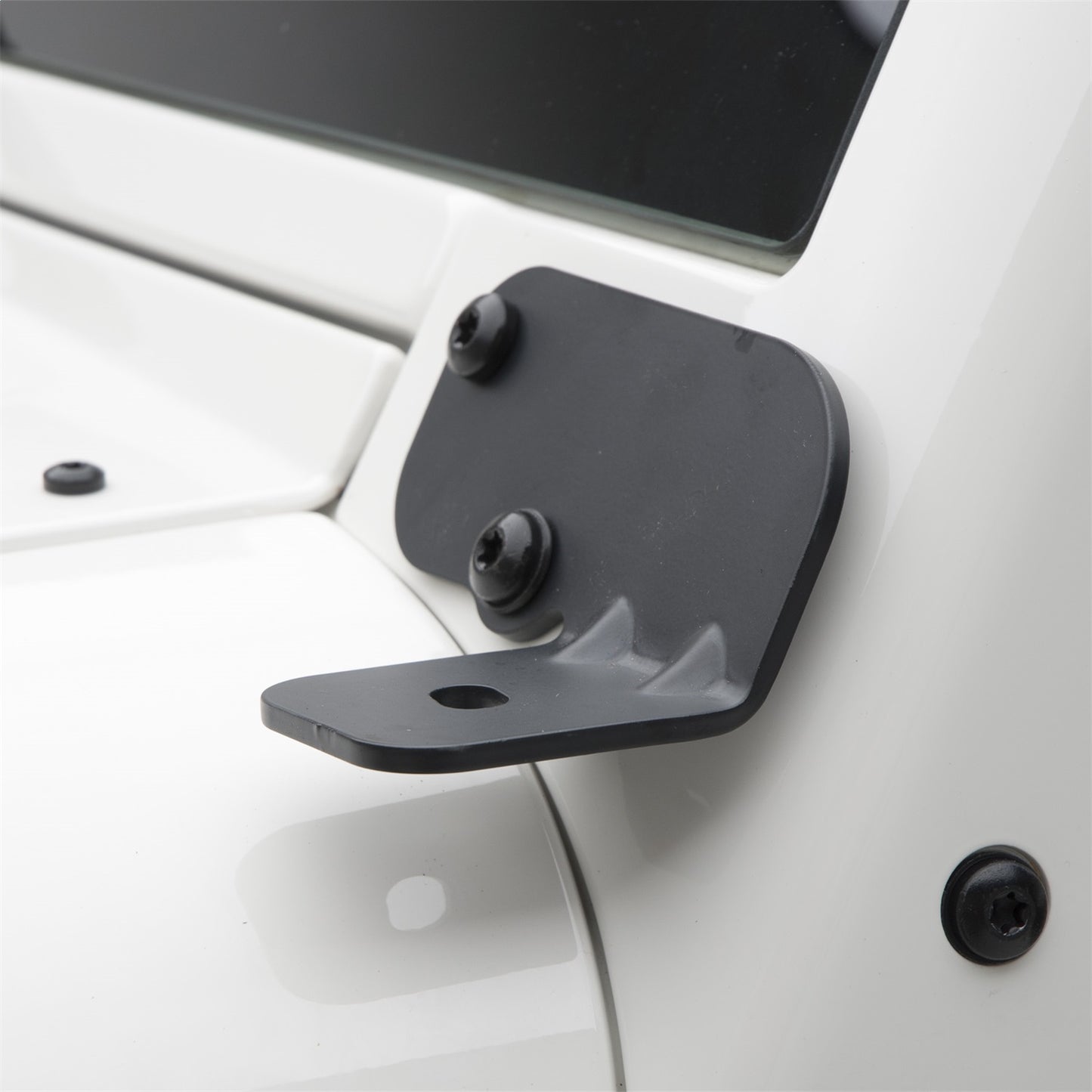 SMITTYBILT | Light Mount Windshield Hinge Bracket Black 07-18 Wrangler JK Smittybilt |7690