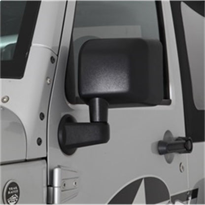 SMITTYBILT | Half Door Side Mirrors Black 87-06 Wrangler YJ/TJ/LJ Smittybilt |7694