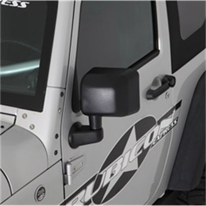 SMITTYBILT | Half Door Side Mirrors Black 87-06 Wrangler YJ/TJ/LJ Smittybilt |7694
