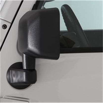 SMITTYBILT | Half Door Side Mirrors Black 87-06 Wrangler YJ/TJ/LJ Smittybilt |7694