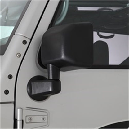 SMITTYBILT | Half Door Side Mirrors Black 87-06 Wrangler YJ/TJ/LJ Smittybilt |7694