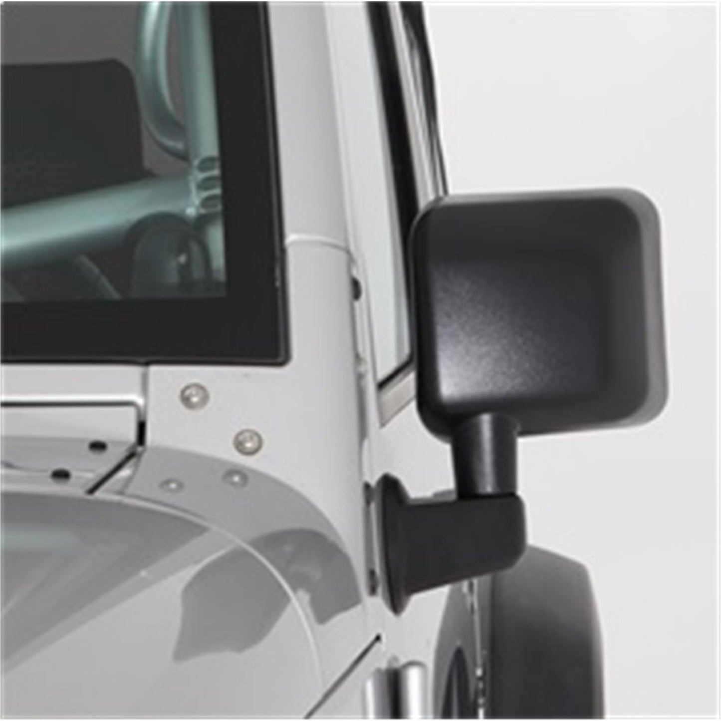 SMITTYBILT | Half Door Side Mirrors Black 87-06 Wrangler YJ/TJ/LJ Smittybilt |7694