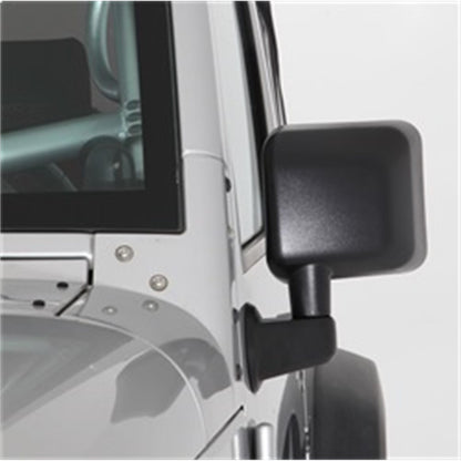 SMITTYBILT | Half Door Side Mirrors Black 87-06 Wrangler YJ/TJ/LJ Smittybilt |7694