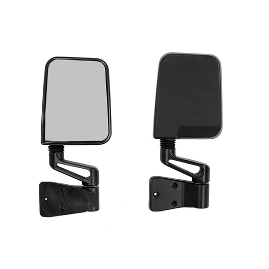 SMITTYBILT | Half Door Side Mirrors Black 87-06 Wrangler YJ/TJ/LJ Smittybilt |7694