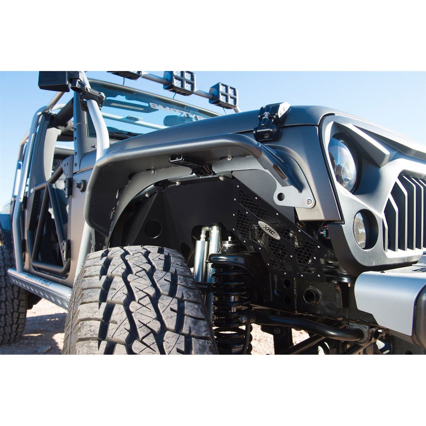 SMITTYBILT | Aluminum Inner Fender Liner Front 07 18 Wrangler JK Front 2/4 Door Smittybilt |76984