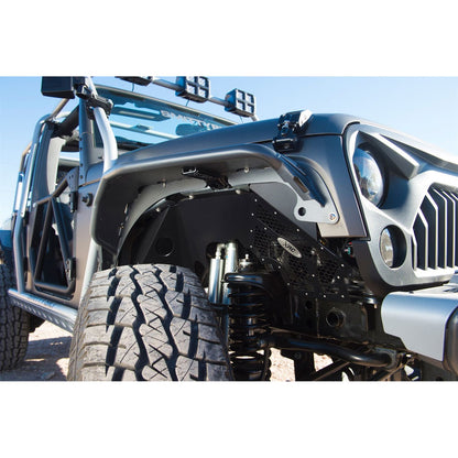 SMITTYBILT | Aluminum Inner Fender Liner Front 07 18 Wrangler JK Front 2/4 Door Smittybilt |76984