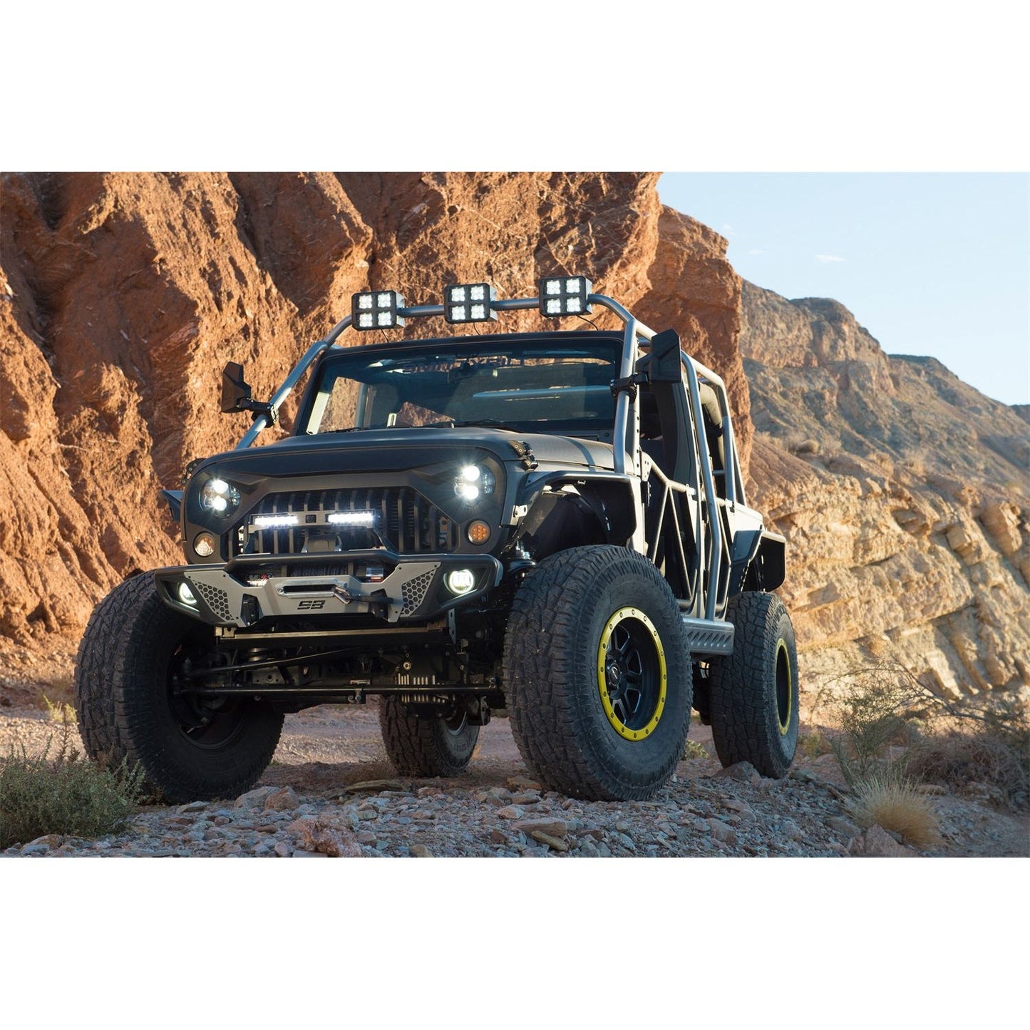 SMITTYBILT | Aluminum Inner Fender Liner Front 07 18 Wrangler JK Front 2/4 Door Smittybilt |76984