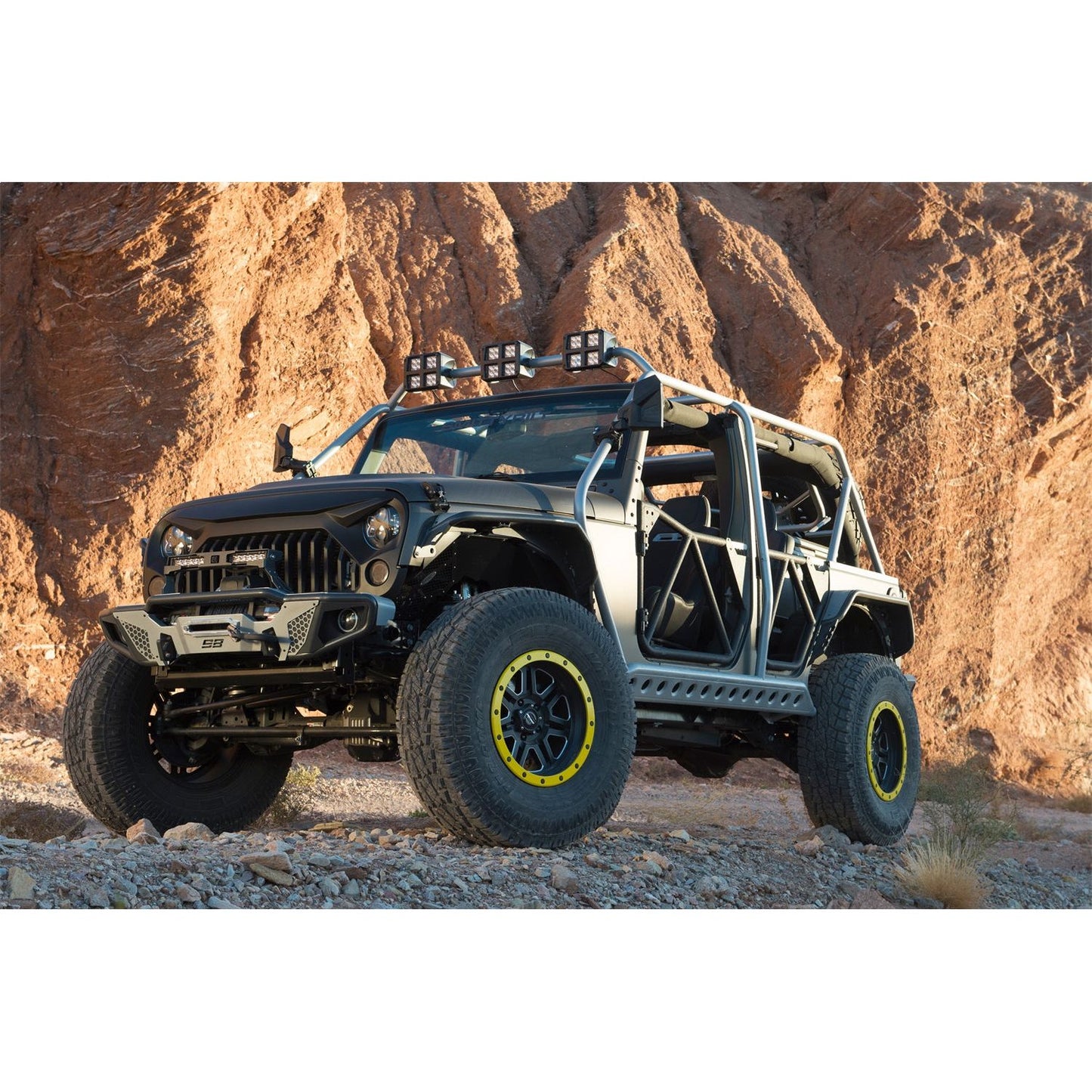 SMITTYBILT | Aluminum Inner Fender Liner Rear 07 18 Wrangler JK Front 2/4 Door Smittybilt |76986