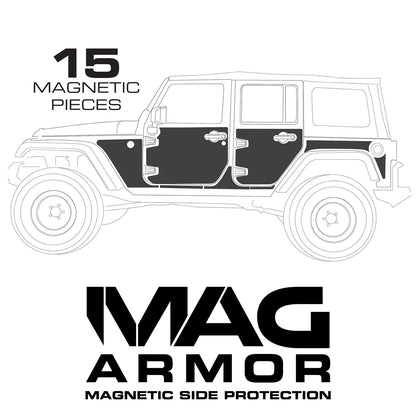 SMITTYBILT | Mag Armor Magnetic Trail Skins 07-18 Wrangler JK 4 Door Smittybilt |76994