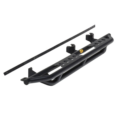 SMITTYBILT | SRC Side Armor with Steps for 2018-Up Jeep Wrangler 4 Doors JL Does not fit JK models Smittybilt |77634