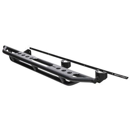 SMITTYBILT | SRC Side Armor with Steps for 2018-Up Jeep Wrangler 4 Doors JL Does not fit JK models Smittybilt |77634