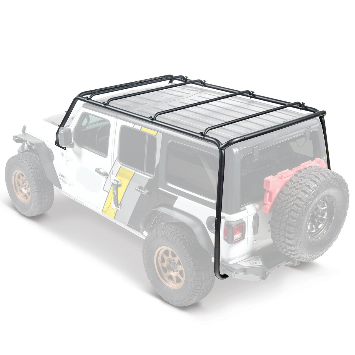S/B SRC Roof Rack JLU 4DR view 2