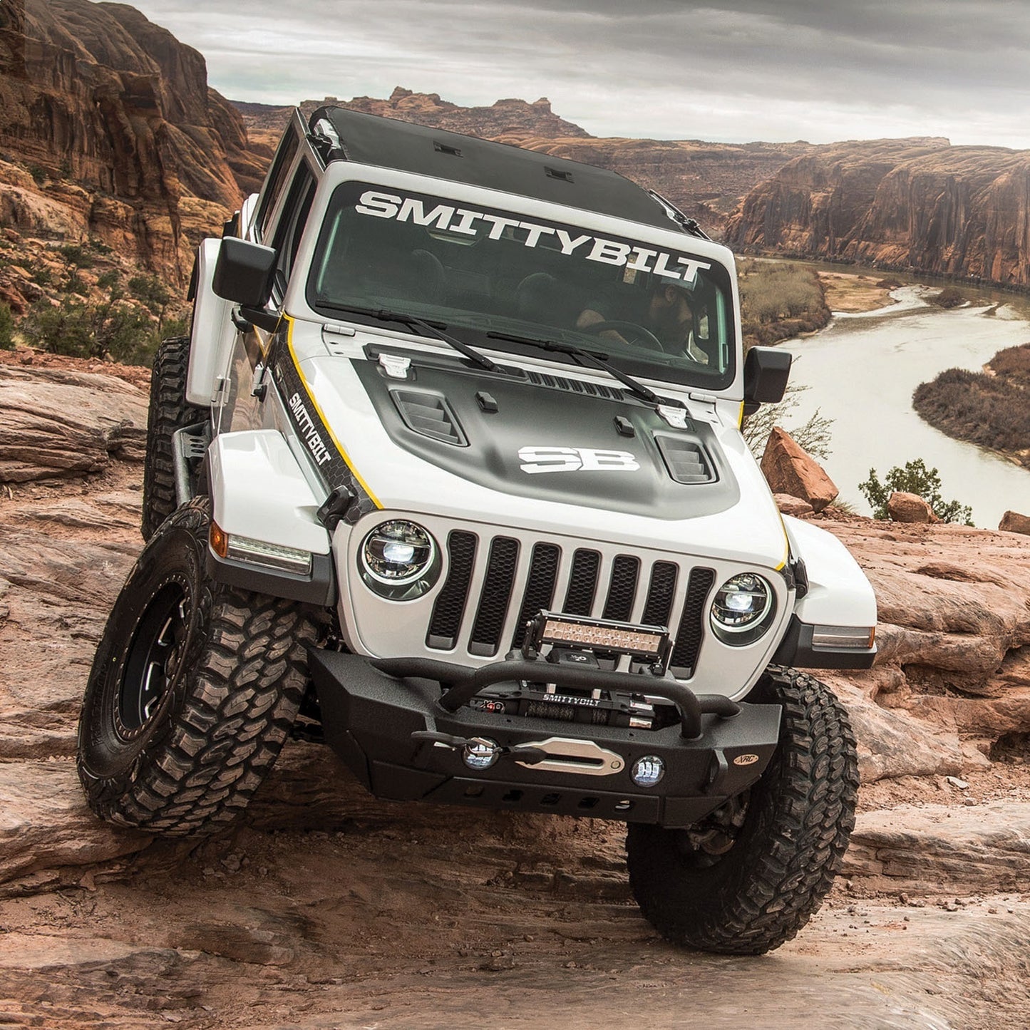SMITTYBILT | Gen 2 XRC Front Bumper 07 18 Jeep Wrangler JL 2/4 Door Does not fit JK models Smittybilt |77807